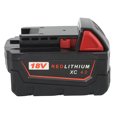 thumbnail image 3 of 18V Replacement Battery Lithium Ion with Power Display for M18 Cordless Power Tool Accessories, 3 of 5