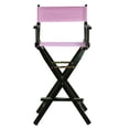 thumbnail image 3 of "30" Director's Chair Black Frame-Pink Canvas", 3 of 3