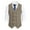 Khaki, variant on APEXFWDT Men's Striped Suit Vest Slim Fit Double Breasted Dress Vest Casual Business Formal Waistcoat Patchwork V-Neck Dress Vest