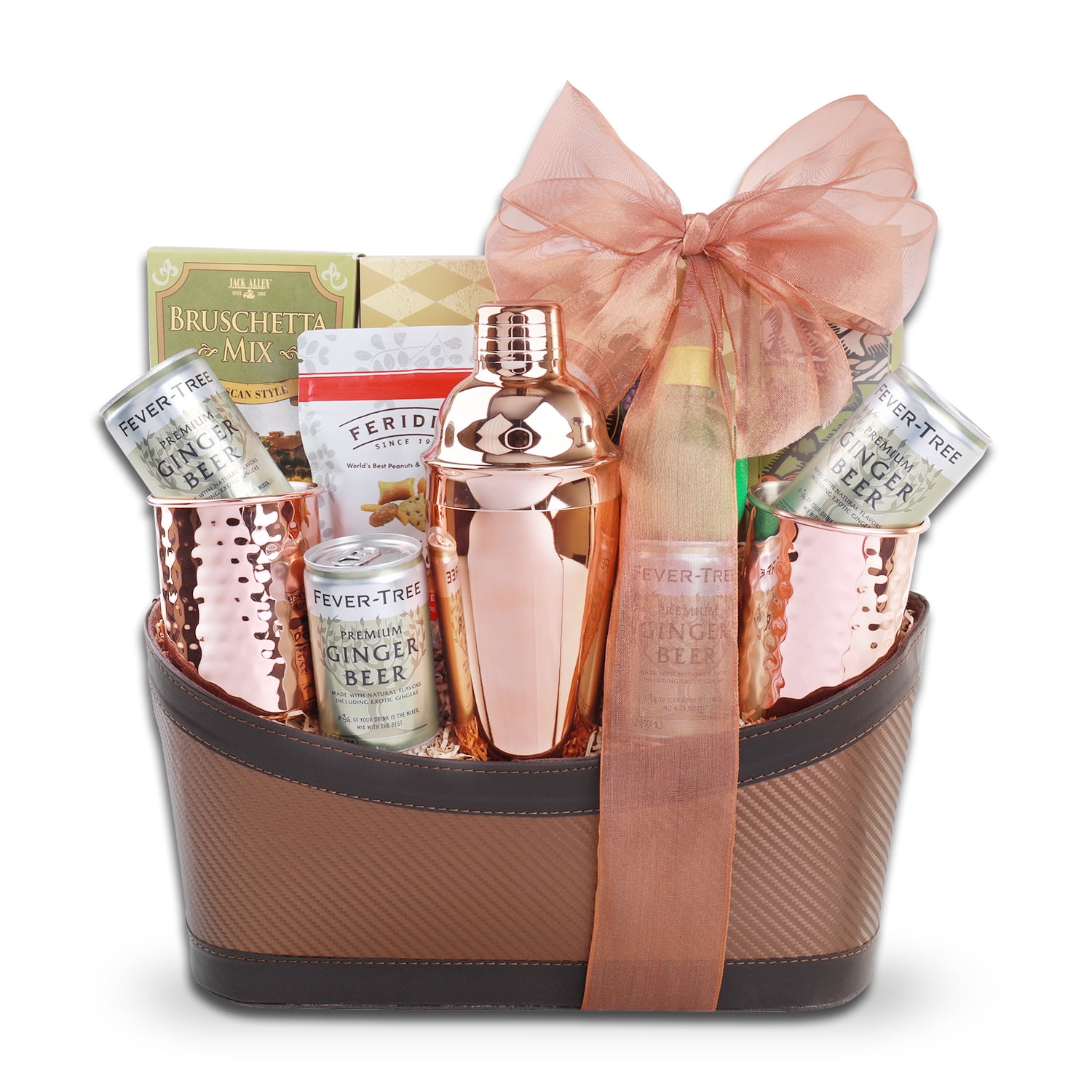 Alder Creek Gift Baskets Moscow Mule Gift Basket (9 Items Per Gift)