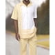 thumbnail image 3 of Nueva camiseta de moda de verano + pantalón, 2 piezas, camiseta + pantalón, moda para hombre, estilo Harajuku, retro, rayas verticales y horizontales, camisetas para hombre, 3 of 5
