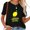 Black, variant on Lemons Motivation If Life Gives You Lemons Make Lemonade Women's Graphic Tops - Short Sleeve Tee with Bold Designs Black S