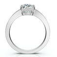thumbnail image 3 of Pompeii 1Ct Cushion Diamond Solitaire Engagement Ring 14k White Gold Lab Grown (G,VS2), 3 of 3