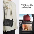 thumbnail image 5 of Case for Lenovo Tab M10 3rd Gen 10.1 inch 2022 with Screen Protector, 360 Degree Rotating Kickstand Hand Strap Heavy Duty Shockproof Cover with Shoulder Strap, Black, 5 of 7