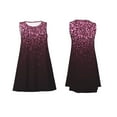 thumbnail image 7 of KLL Pink Glitter Sparkles A Pattern Womens Summer Dresses 2025,Loose Round Neck Sleeveless Sundresses Tank Dresses with Pockets, 7 of 7
