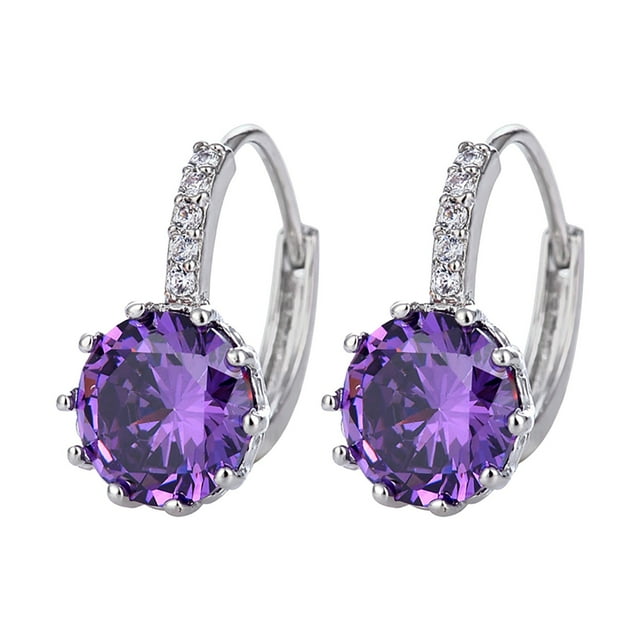 Personality Romantic Retro Diamond Love Metal Cold Light Earrings Ladies JewelryThe Best Gift for A Loved One