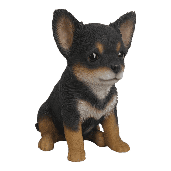 Hi-Line Gifts Sitting Chihuahua Puppy Outdoor Garden Statue - 6.5"