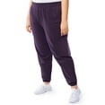 thumbnail image 4 of Terra & Sky Women's Plus Size Fleece Sweatpant, Available in 1,2, 3-Packs, Sizes 0X-4X, 4 of 22