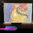 thumbnail image 5 of A4 LED Diamond Painting Light Pad Holder Foldable Light Box Pad Stand Adjustable Diamond Painting Kits Bracket 5D DIY Diamond Painting Accessories Diamond Embroidery Cross Stitch Metal Tools, 5 of 7