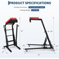 thumbnail image 2 of Automotive Engine Creeper Heavy Duty Foldable High Creeper 400 LBS Adjustable 45 In -66 In 4 Brake Casters Storage Pouch and Padded Deck, 2 of 8