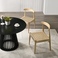 thumbnail image 2 of XDECO Wooden Dining Chairs 2-Pack for Indoor Outdoor Living Room Bedroom, 2 of 7