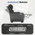 thumbnail image 6 of Amerlife Leather Recliner Home Theater Seating Seats, Game Movie Dual Motor Recliner Couch Chair with USB & Type-C, Cup Holders, 1 Seat, 6 of 9