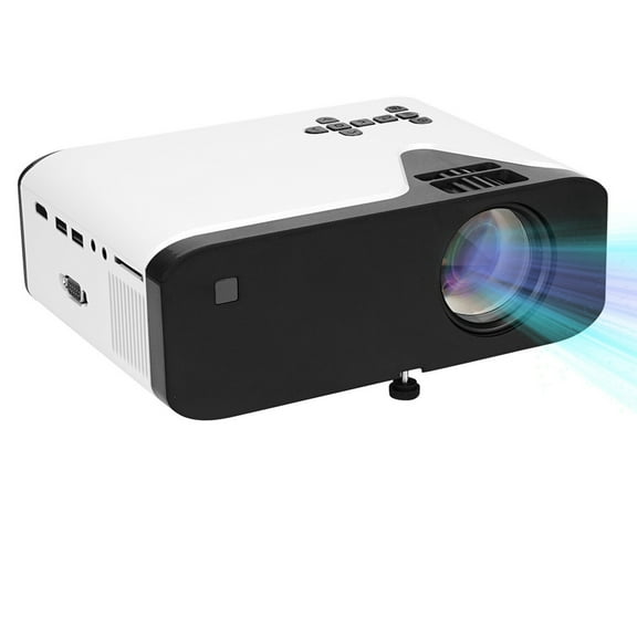 Movie Home Projector 1080p Portable Projector With HD VGA USB Memory Card AV Interfaces For Indoor And Outdoor Use