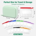 thumbnail image 3 of A8 Waterproof Pill Pouch Set, Large Weekly Pill Organizer with 14 Color-Coded Medicine Pouches, Reusable Travel Medicine Organizer, Zippered Pill Storage for Fish Oils, Vitamins (Light Gray), 3 of 8