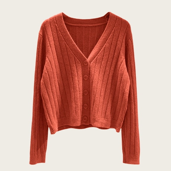 Delayuji Cardigan For Women Spring Trendy Lightweight Soft Thin Solid Color Long Sleeve Open Front Button Down Cardigans Breathable Cover Ups