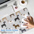 thumbnail image 4 of Long Mouse Pads for Desk,Bulldog Dog Desk Mats on Top Of Desks, Desk Mouse Pad Extra Large with 3mm Non-Slip Base and Stitched Edge for Gaming,Office,Work,Home 31.5"x11.8", 4 of 6