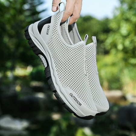 

QWANG 2023 Men Fashionable And Breathable Running Shoes Casual MeshShoes White