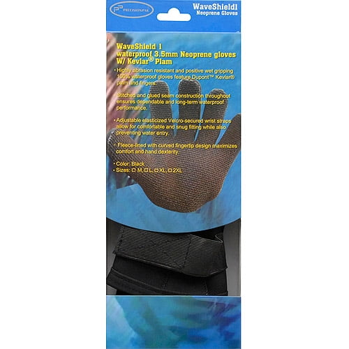 Precision Pak Waveshield Neoprene and Kevlar Fishing Gloves Walmart