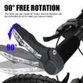 thumbnail image 2 of 1 Pair Bicycle Front Lights Handle Cover IPX4 Waterproof LED Light Detachable Safety Riding Alert Accessories Bike Handle Bar Signal Warning Lights Bicycle Accessories, 2 of 7