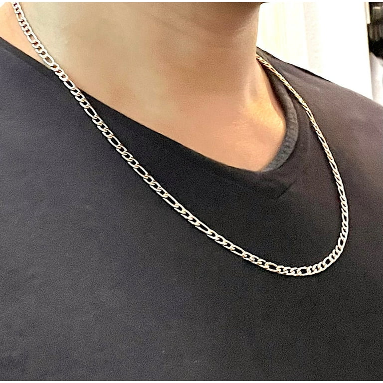 Figaro gold chain with 3.5 mm plates