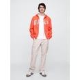 thumbnail image 2 of Sudadera con capucha GAP Heritage Logo con cremallera completa color naranja sangre M, 2 of 3
