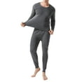 thumbnail image 1 of Minnieouse Calzoncillos largos de invierno, ropa interior térmica, ropa cálida de felpa con autocalentamiento, camisetas de manga larga, conjuntos de ropa Gris oscuro XXL, 1 of 6