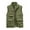 Olive Green, variant on TFEOQRY Hoodless Vest for Men Solid Color Zipper Outdoor Sports Workwear Jackets Waistcoat Sleeveless Outwear Black