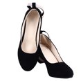 thumbnail image 2 of Zapatos de Tacón de Bloque para Mujer, Zapatos de Tacón Clásico Con Punta Redonda y Correa de Tobillo para Bodas y Fiestas, 2 of 7