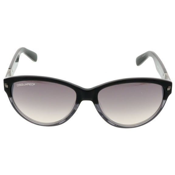 Dsquared DQ0147/S 05B Black Gradient Cat Eye Sunglasses for womens