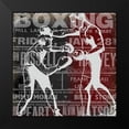 thumbnail image 2 of Robertson, Walter 12x12 Black Modern Framed Museum Art Print Titled - Boxer Story 3, 2 of 5