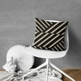 thumbnail image 5 of Black and White Geometric Throw Pillow Covers,Farmhouse Minimalism Throw Pillow Covers 16"x16", Set Of 2, Linen Study Sofa Cushion Cover Indoor Living Room Home Decor, 5 of 7