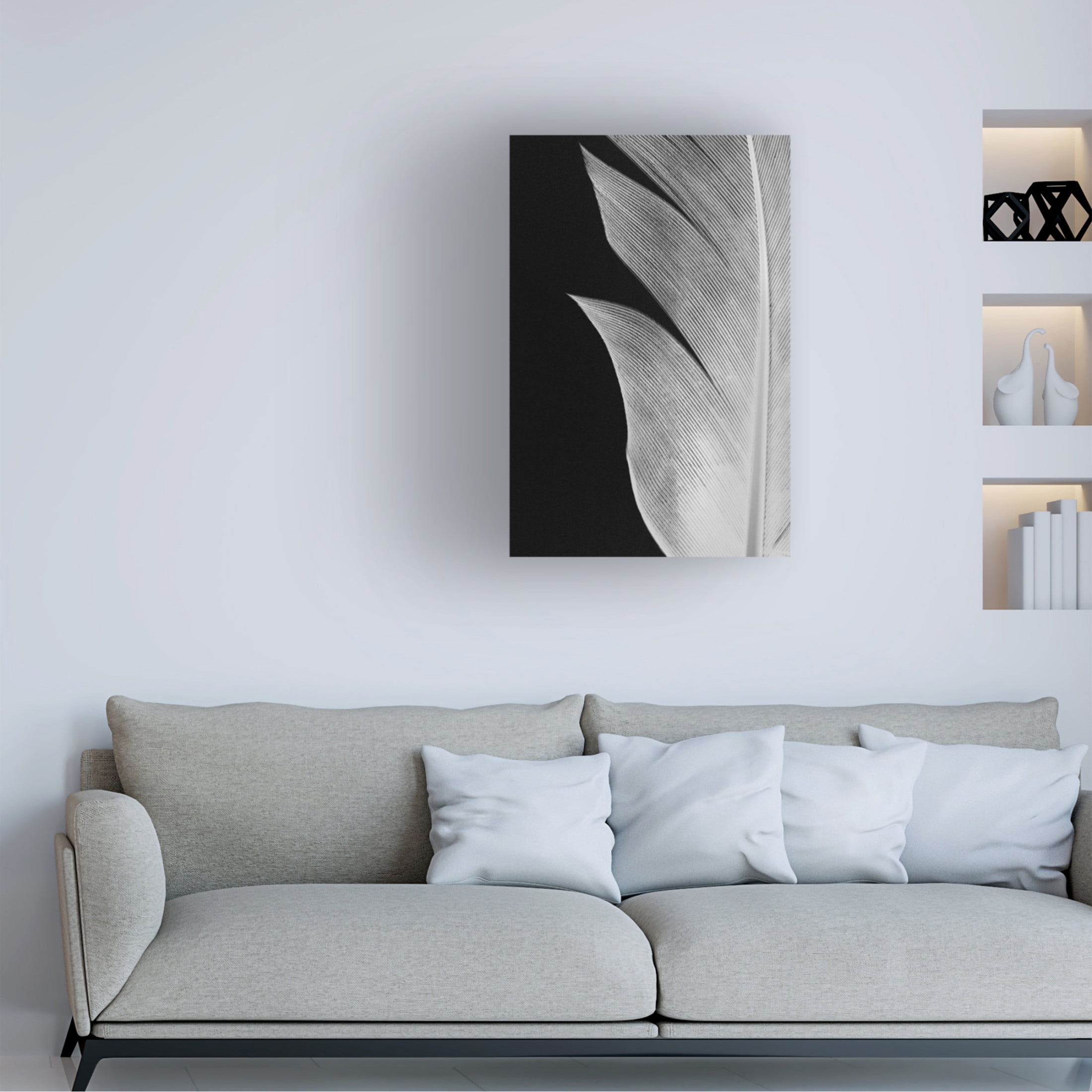 Pictufy Studio III 'Feather 5' Canvas Art - 16 x 24 Inches