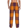 thumbnail image 3 of Goofa Fall Buffalo Plaid Printed Soft Pajama Pants for Men, Wide Leg Comfy Casual Lounge Yoga Pants-Medium, 3 of 9