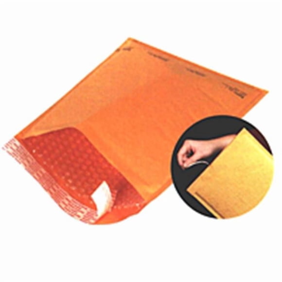 Box Partners B853SSTT25PK 6 in. x 10 in.- 0 Kraft S-S Bubble Mailers with Tear Strip- 25 Pack