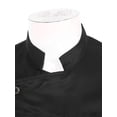 thumbnail image 6 of TiaoBug Short/Long Sleeve Chef Jacket for Men Women Summer Chef Coat for Kitchen Canteen Restaurant Black M, 6 of 7