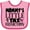 Pink and Fuchsia, variant on Inktastic Mommy's Little Tax Deduction Pink Hearts Boys or Girls Baby Bib