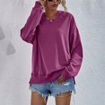 thumbnail image 2 of Gibobby Sudadera oversize mujer, Sudaderas de Gran tamaño para Mujer Atlético Womens Sherpa Hoodie Fluffy Mujeres con Capucha para Mujer Jersey con Bolsillos(Morado,G), 2 of 5
