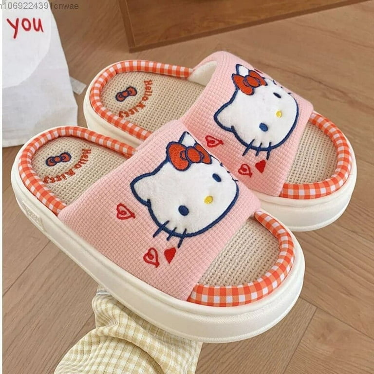 Hello kitty slippers adults sales