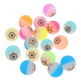 thumbnail image 5 of 25 uds. De bolas de juguete divertidas de 30mm, pelota hinchable con ojos, pelota que rebota flotante, pelota elástica para niños de Pinball, juguetes hinchables (Color aleatorio), 5 of 5
