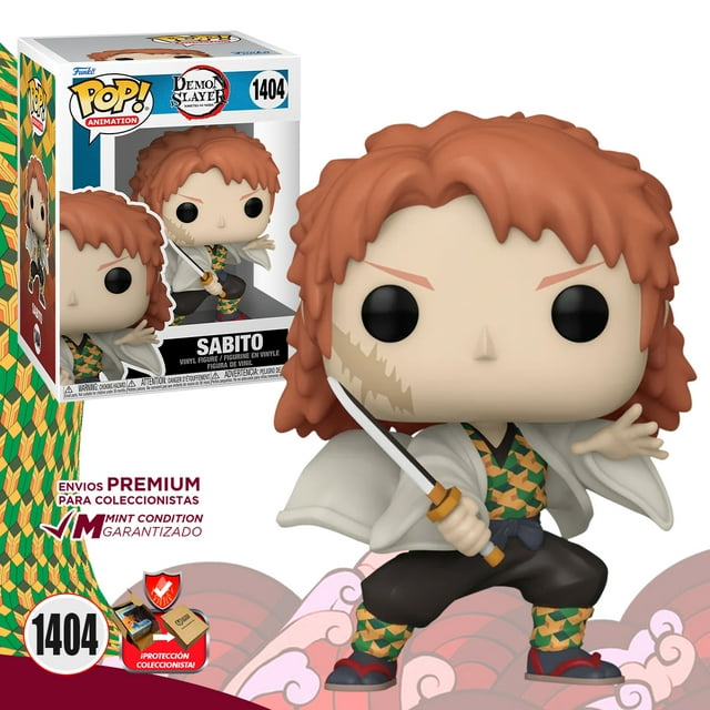 Funko Pop Sabito Sin Mascara #1404 Demon Slayer Anime Original Funko Aprendiz De Urokodaki