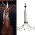 thumbnail image 2 of Calamar Jig pesca señuelo anzuelo pulpo mar barco cebo artificial (blanco 10 garra), 2 of 2