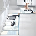 thumbnail image 6 of YIMEIS Bathtub Cat 15.7''*23.6'' Flannel Mat, Multi-Scene Non-Slip Rug, Universal Soft Mat for Bathroom, Kitchen & Balcony, 6 of 10
