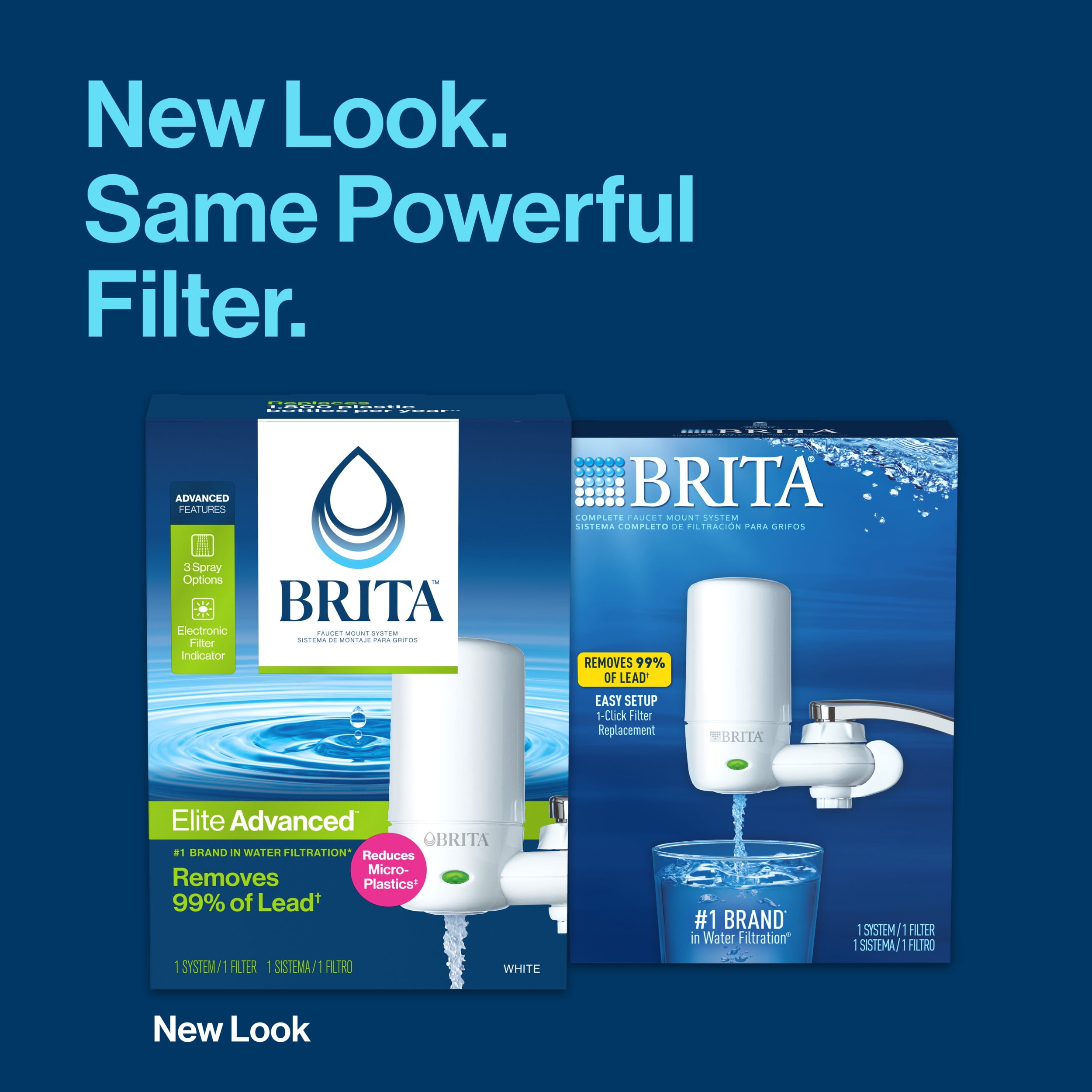Brita Complete Water Faucet Filtration System With Light Indicator