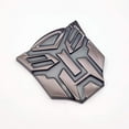 thumbnail image 4 of Chrome Metal Autobots Logo Car Emblem Self-Luminous Badge Premium 3D Sticker Auto (Glossy Black), 4 of 8