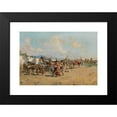 thumbnail image 2 of Baldomero Galofré 24x17 Black Modern Framed Museum Art Print Titled - The Country Fair, 2 of 5