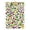 Gold, variant on Fruits and Vegetables Pattern 12.5x9in Clipboard, Durable Acrylic with Metal Clip and Wall Hook for Office or Classroom