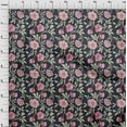 thumbnail image 4 of oneOone Polyester Spandex Blue Fabric Floral Sewing Craft Projects Fabric Prints By Yard 56 Inch Wide, 4 of 4