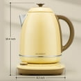 thumbnail image 3 of BUYDEEM K740 Electric Kettle with Temperature Control, 12H Keep Warm, Quick Boil, Stainless Steel Hot Water Boiler for Tea Coffee Milk, 1.7L, Mellow Yellow, 3 of 6
