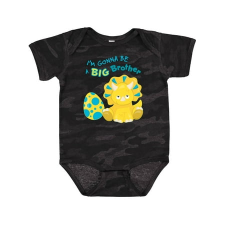 

Inktastic I m Gonna Be a Brother-dino Gift Baby Boy Bodysuit