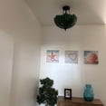 thumbnail image 4 of Enjoy Décor Lamps 16-Inch Tiffany Ceiling Light with 2-Light Stained Glass Bowl, 4 of 5